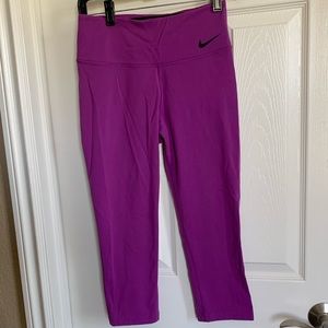 Purple Nike legend capris